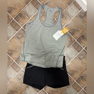 NWT Athleta Chi Tank Grey Size Large